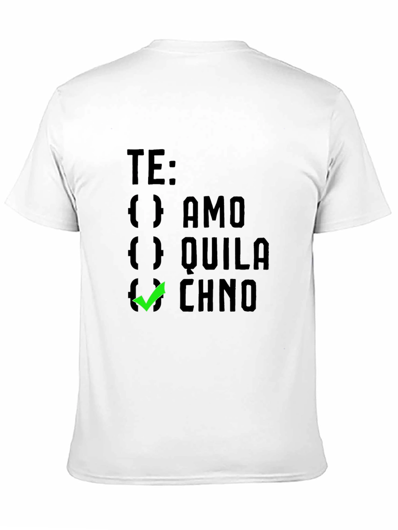 Te Amo Chino Graphic Tee - Black