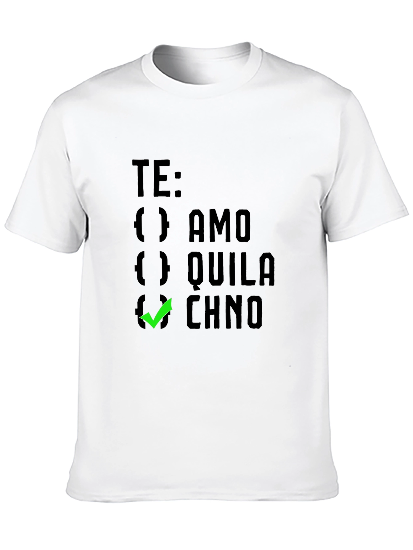 Te Amo Chino Graphic Tee - Black