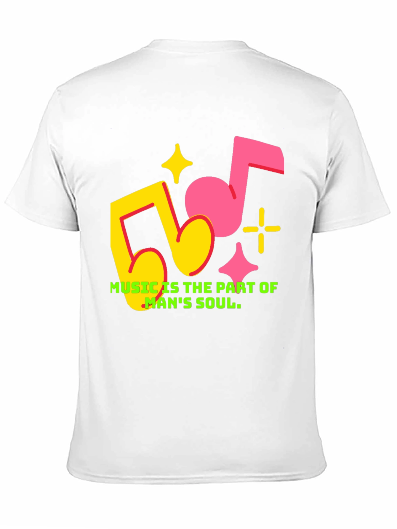 Music is Part of Mans Soul Graphic Tee