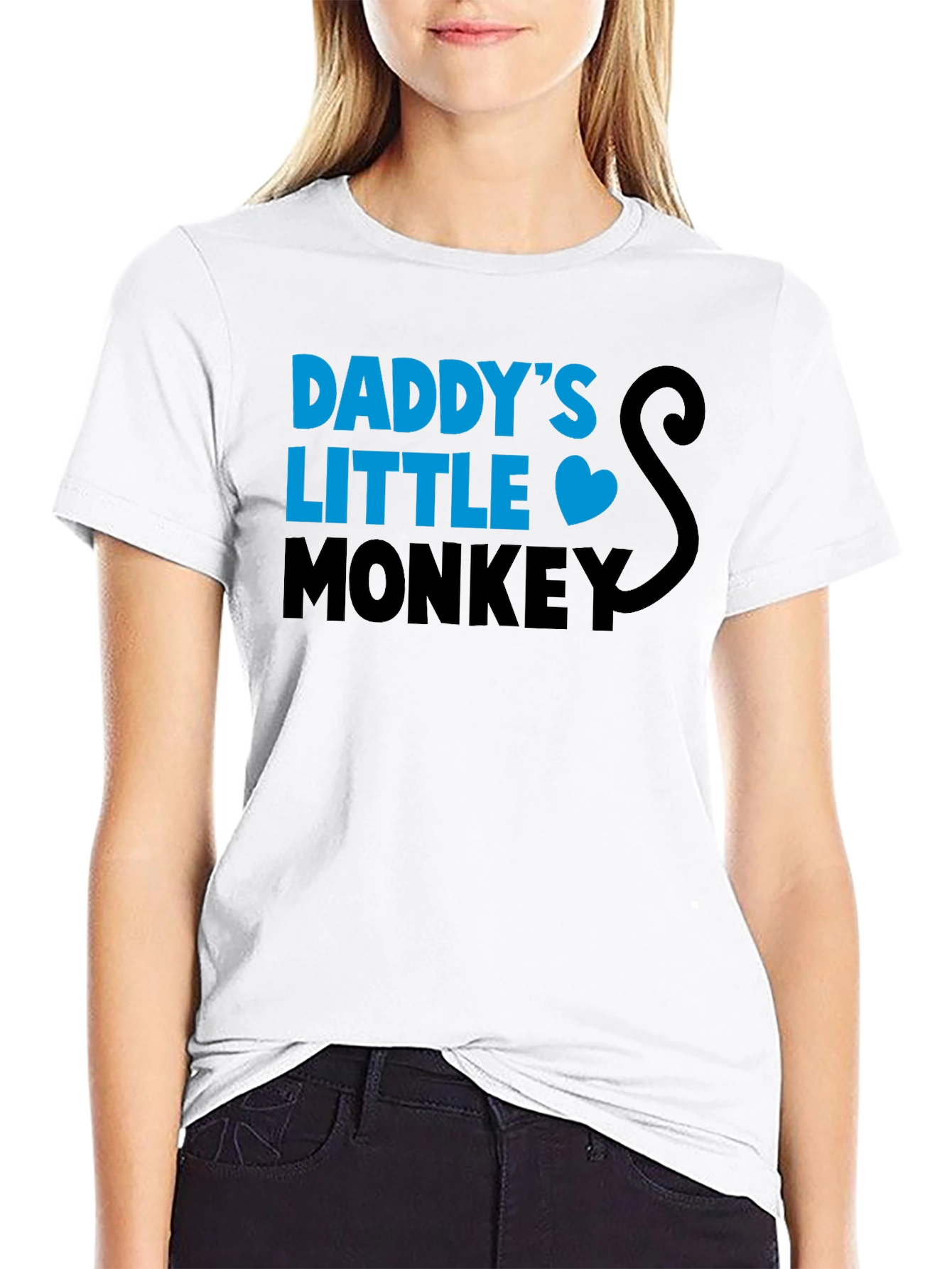 Daddys Little Monkey Graphic T-Shirt