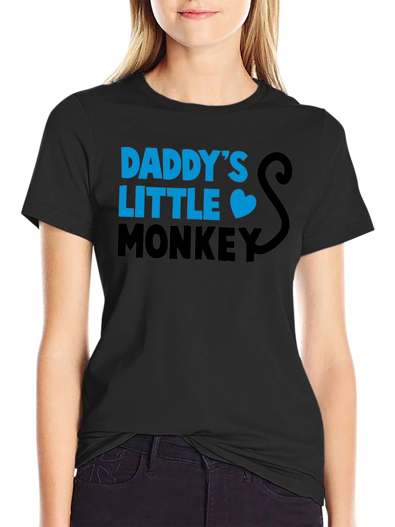 Daddys Little Monkey Graphic T-Shirt