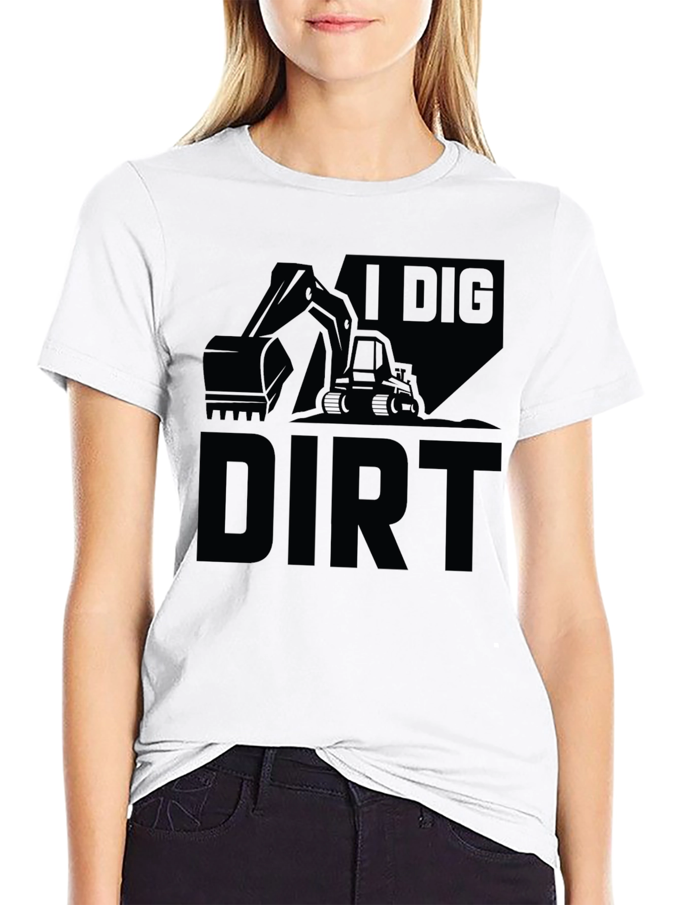 I Dig Dirt Graphic Tee - Construction T-Shirt