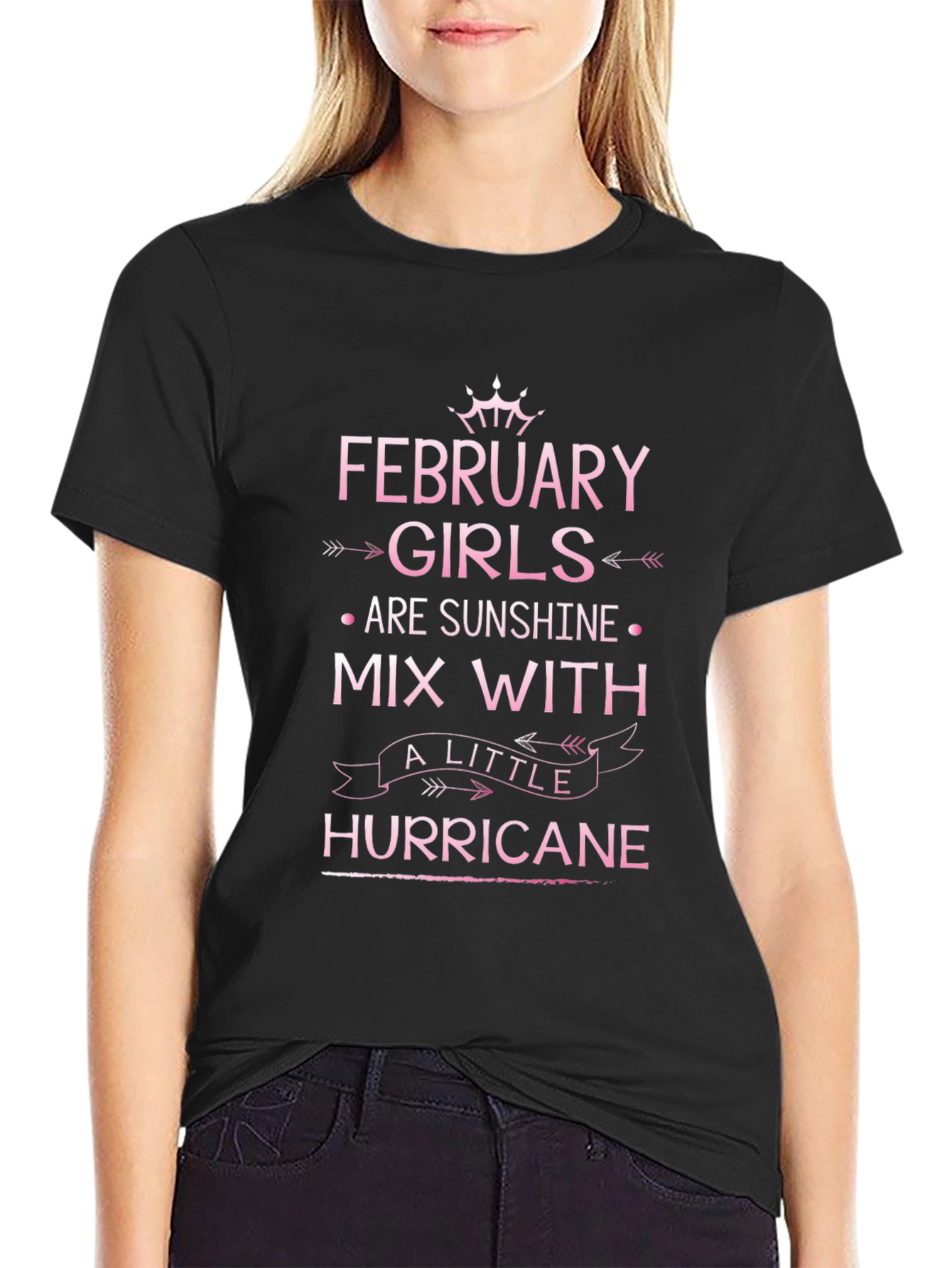 February Girls T-Shirt - Sunshine & Hurricane