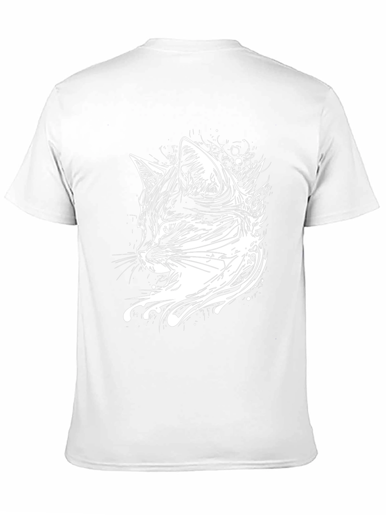 Cool Cat Graphic Tee - Black Cotton T-Shirt