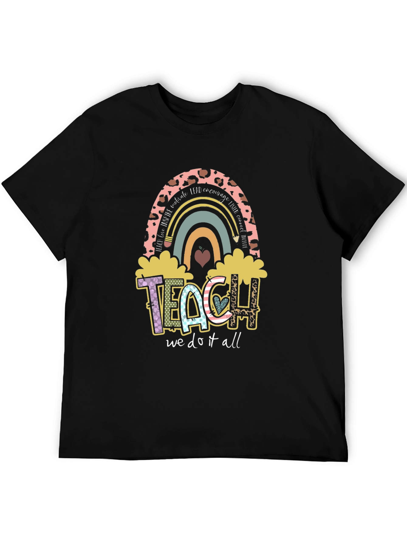 Teacher Rainbow Graphic Tee