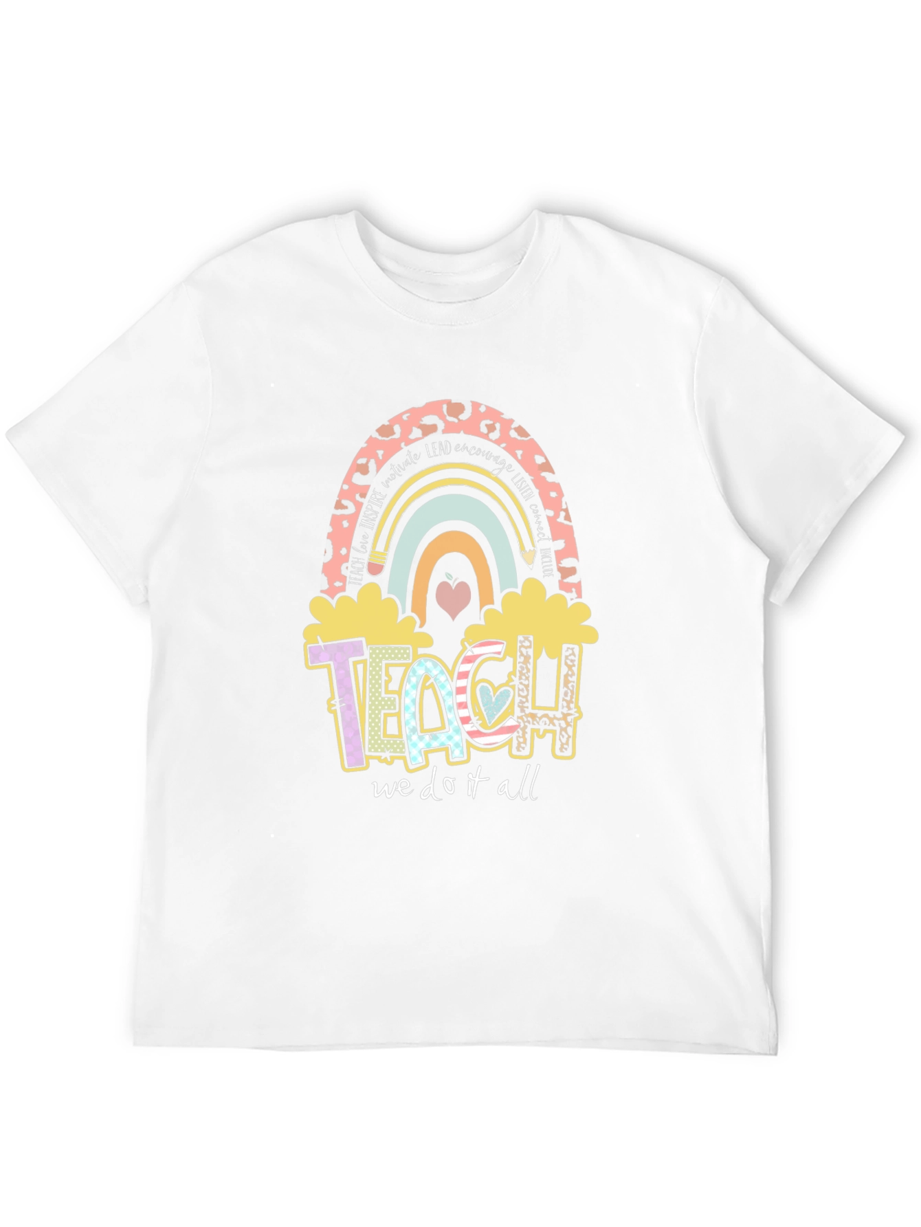 Teacher Rainbow Graphic Tee