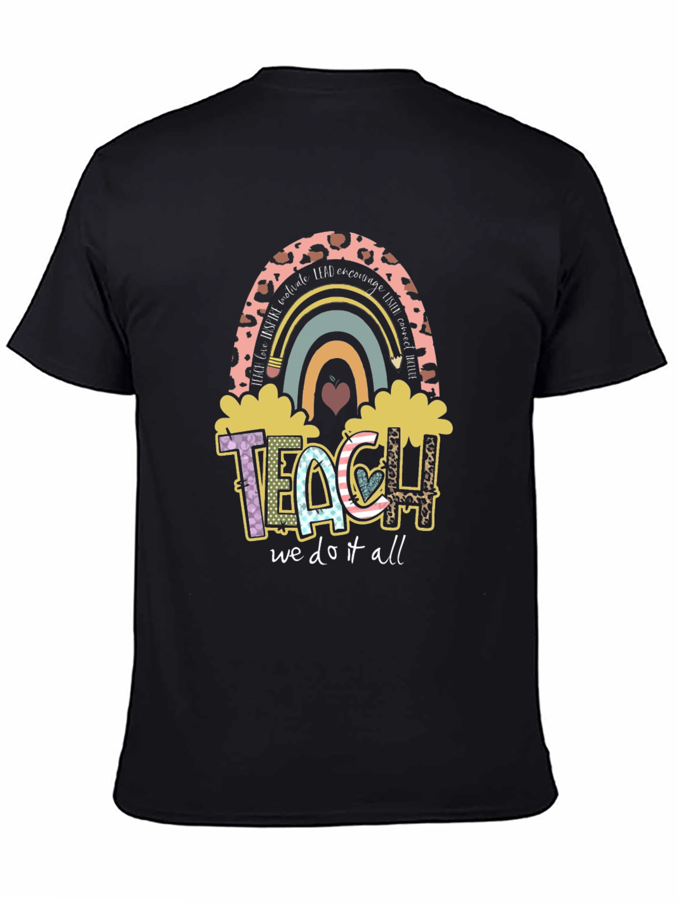 Teacher Rainbow Graphic Tee