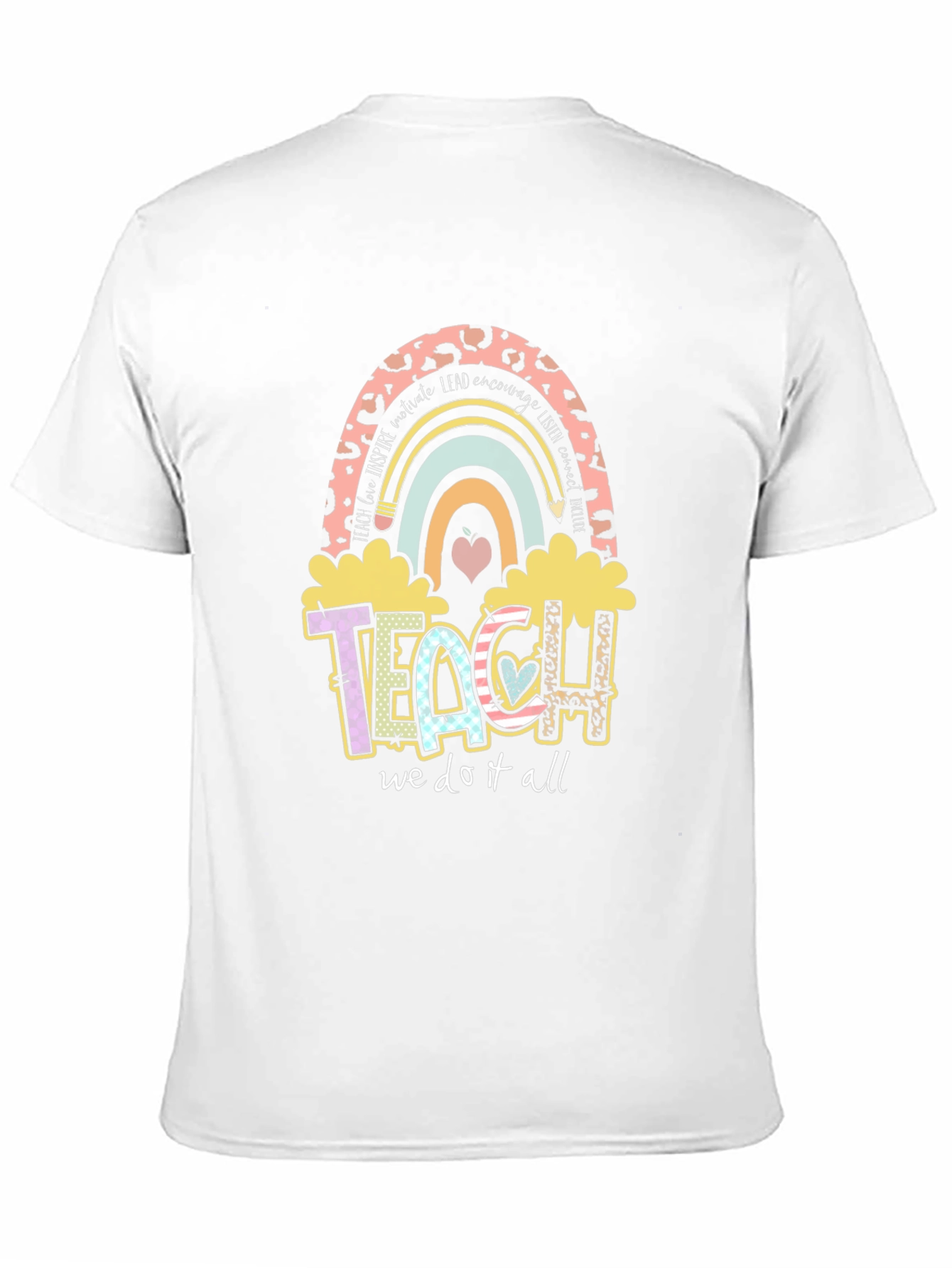 Teacher Rainbow Graphic Tee