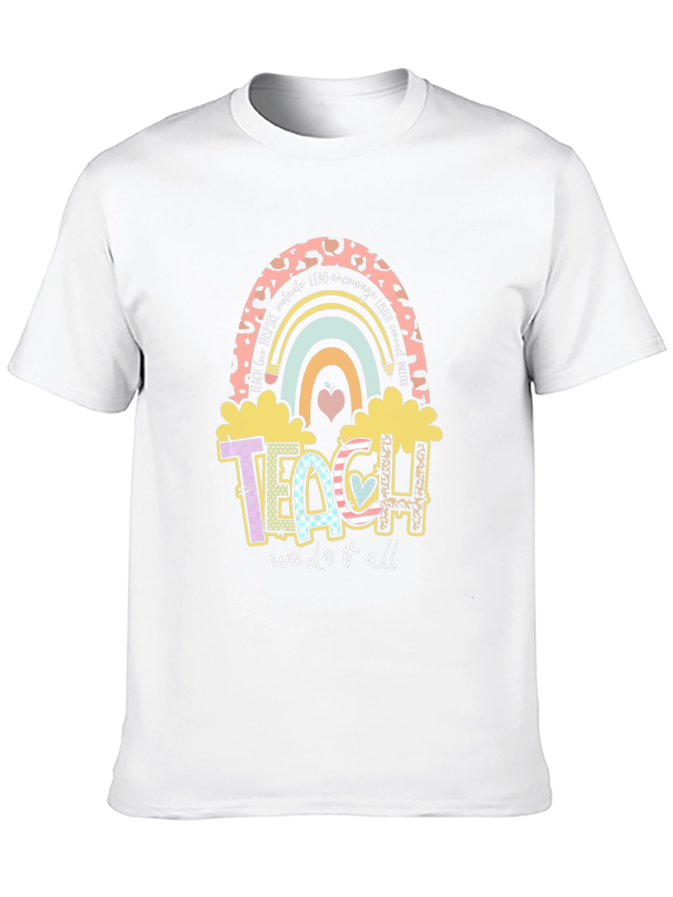 Teacher Rainbow Graphic Tee