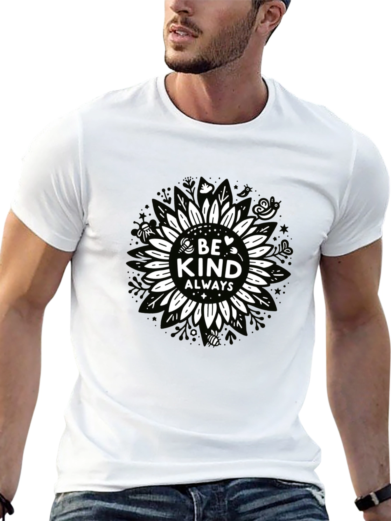 Be Kind Always Graphic Tee - Black
