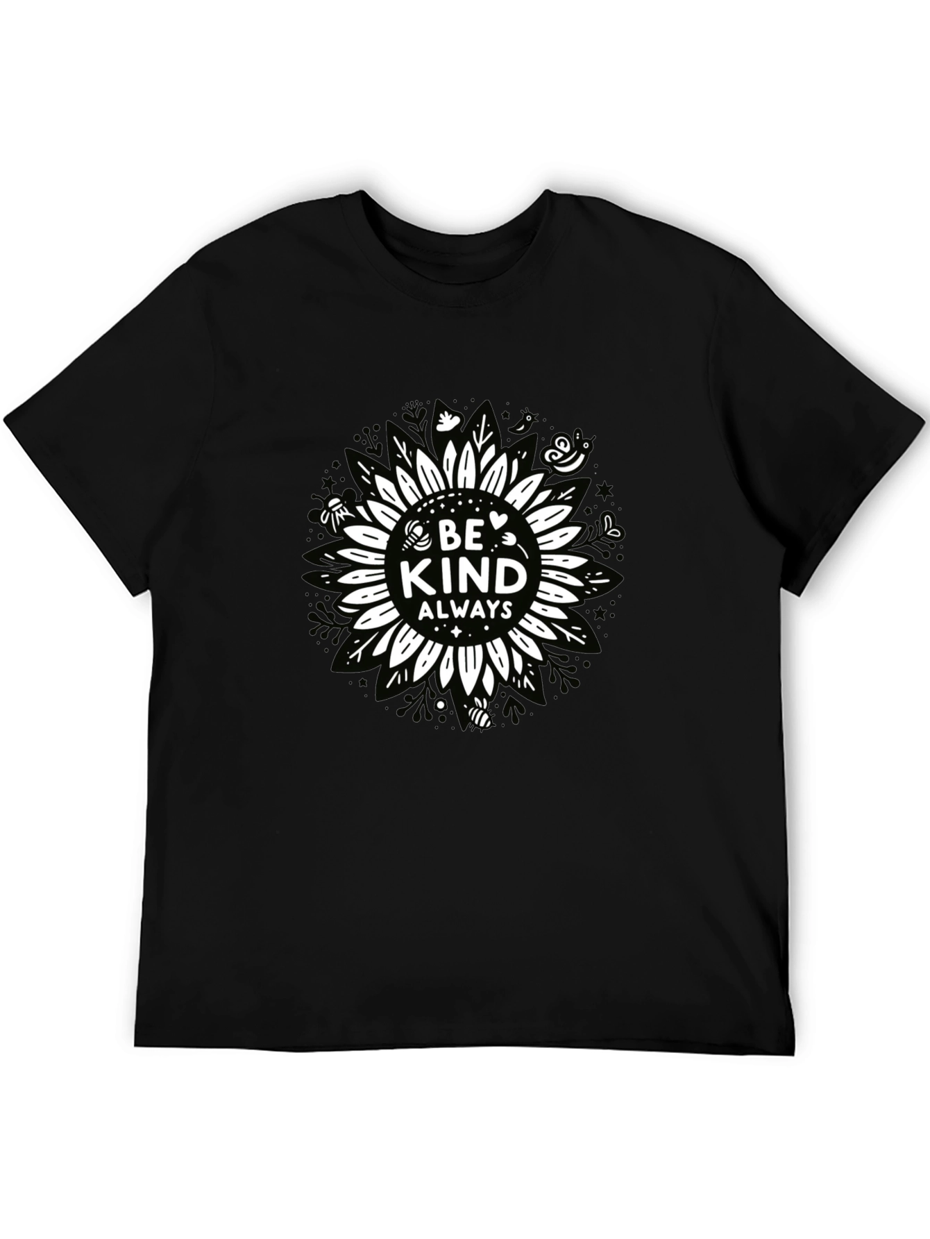 Be Kind Always Graphic Tee - Black