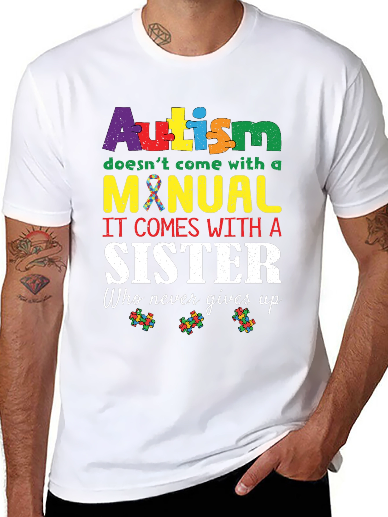 Autism Sister Support T-Shirt