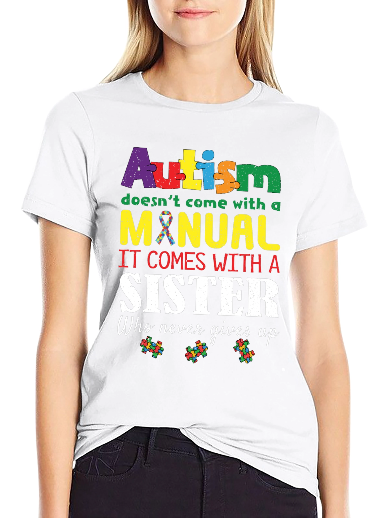Autism Sister Support T-Shirt