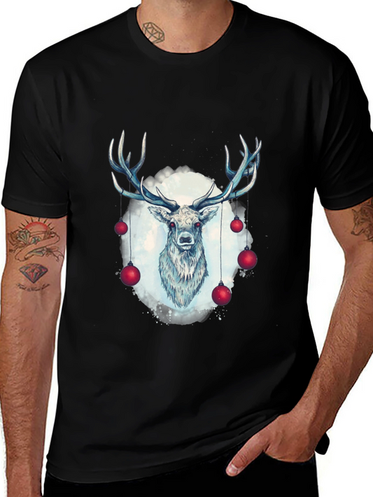 Deer Christmas T-Shirt - Holiday Style