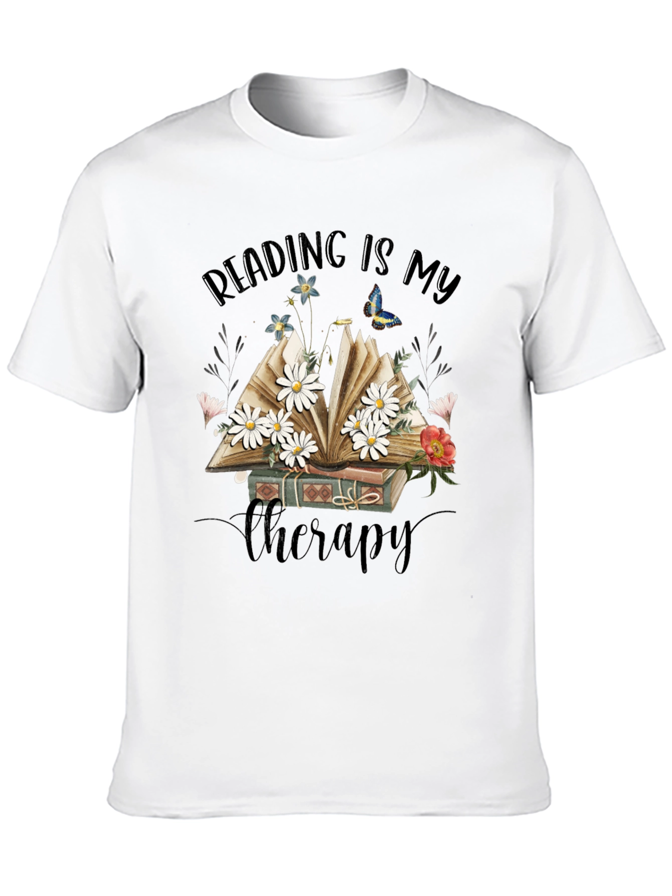 Reading Is My Therapy T-Shirt