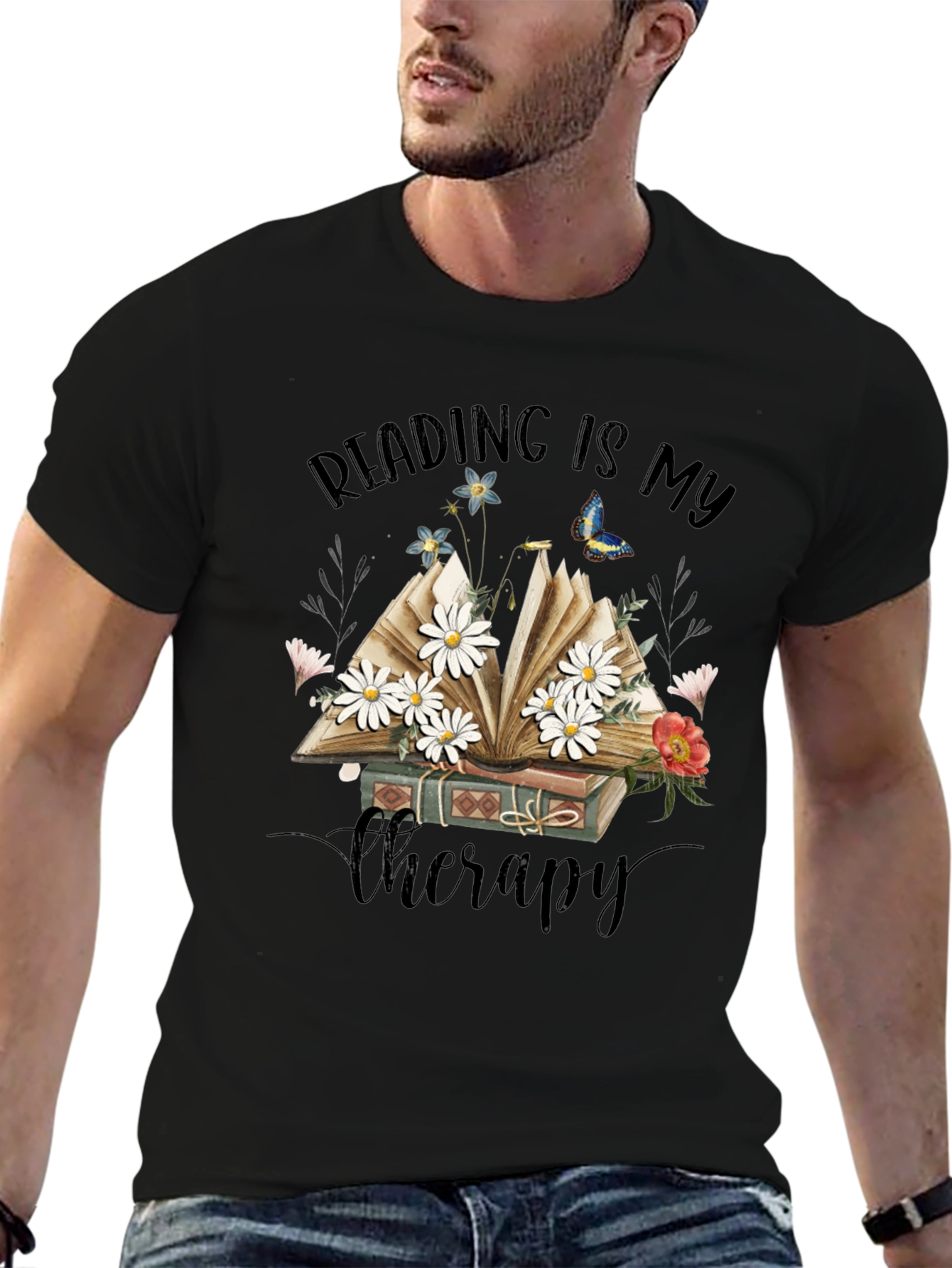 Reading Is My Therapy T-Shirt