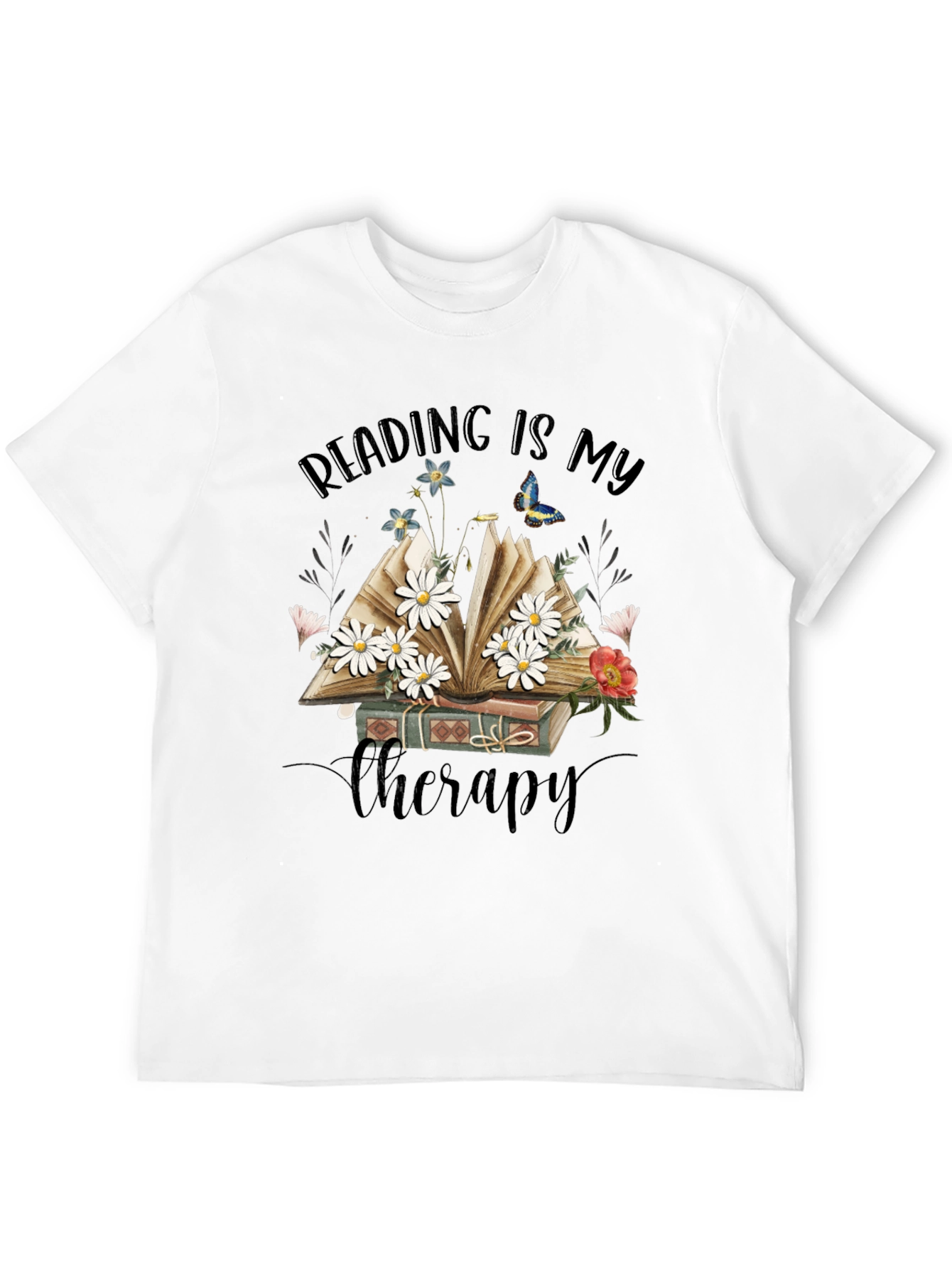Reading Is My Therapy T-Shirt