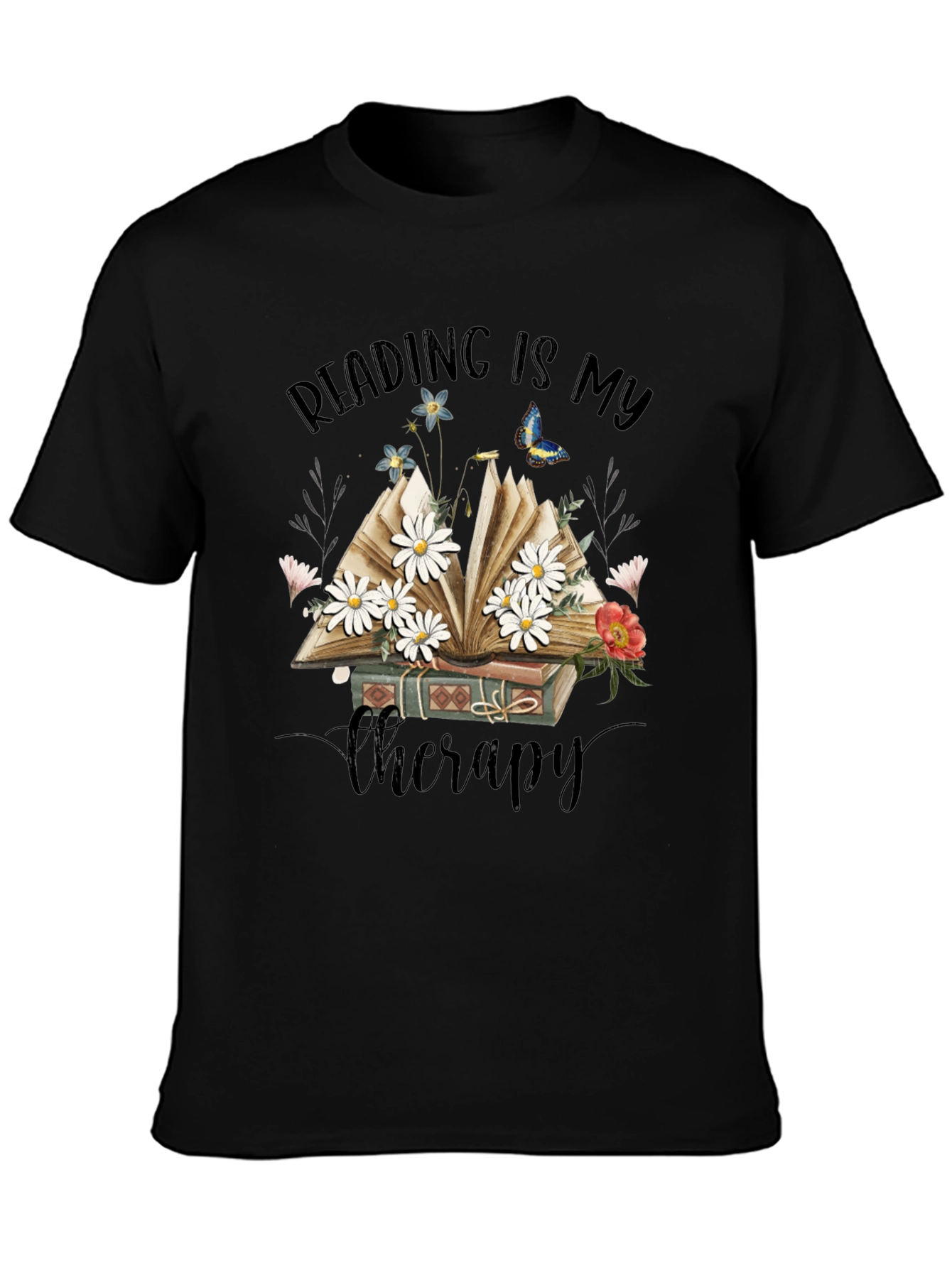 Reading Is My Therapy T-Shirt