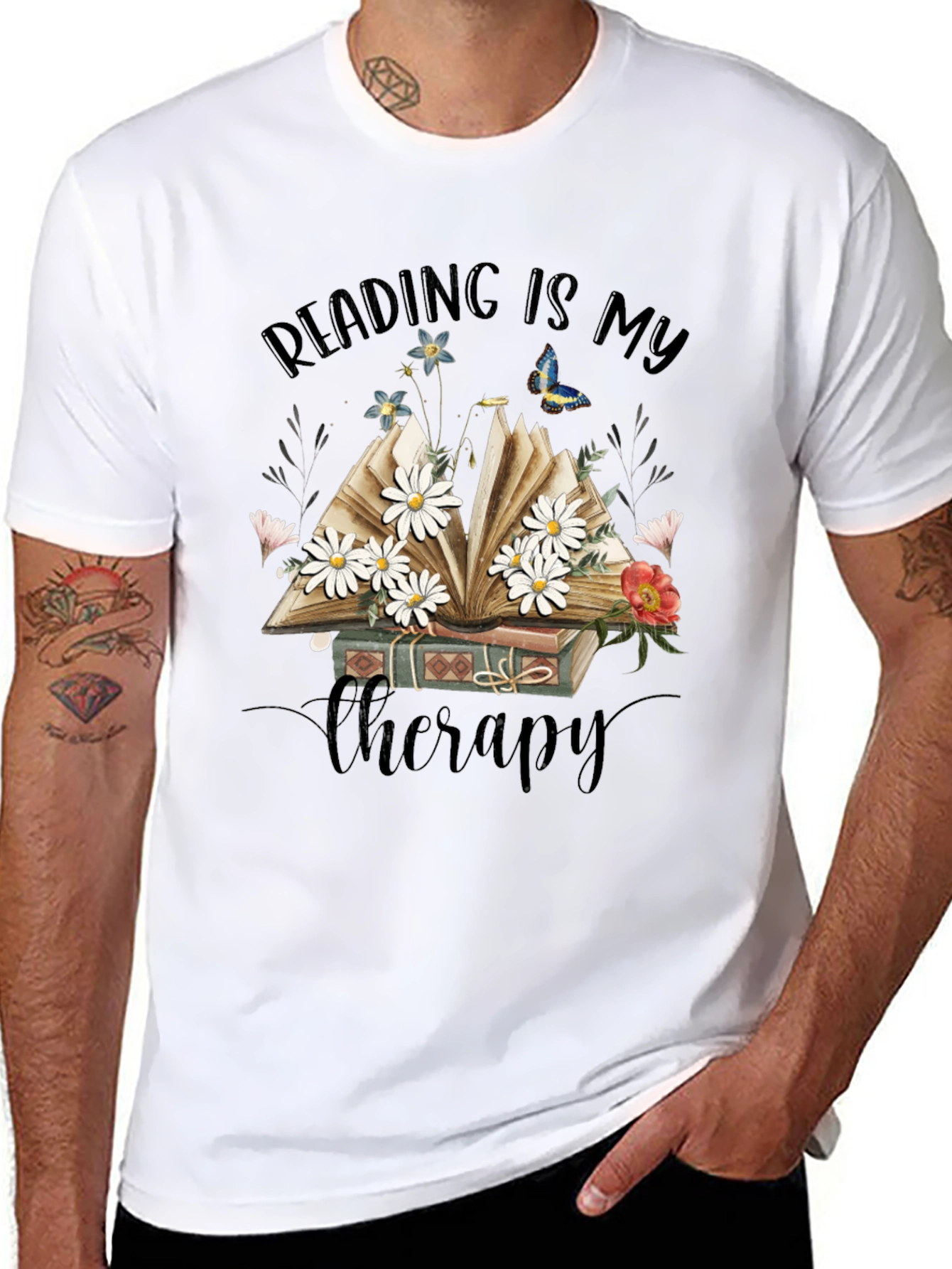 Reading Is My Therapy T-Shirt