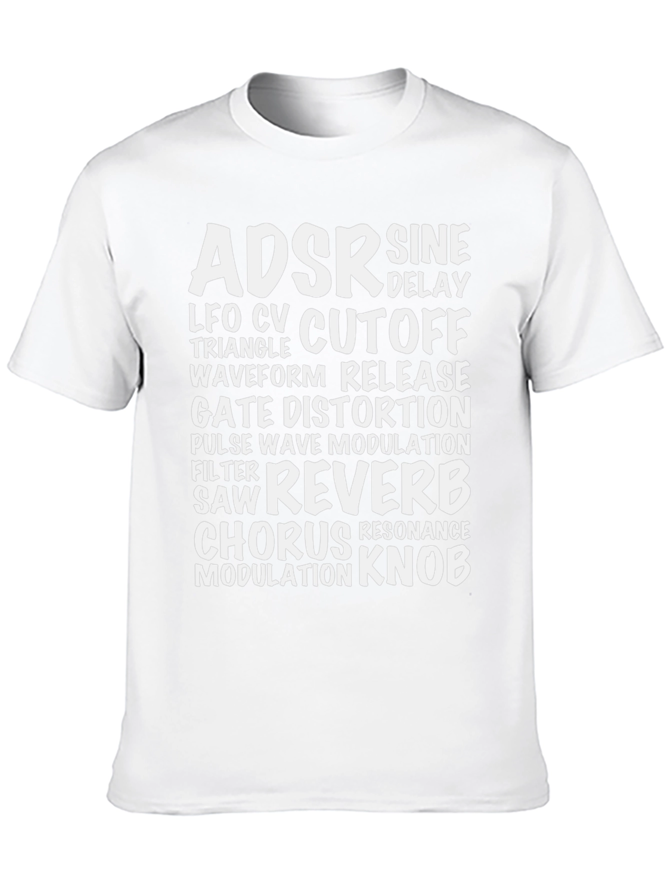 Synthesizer Parameter Black T-Shirt