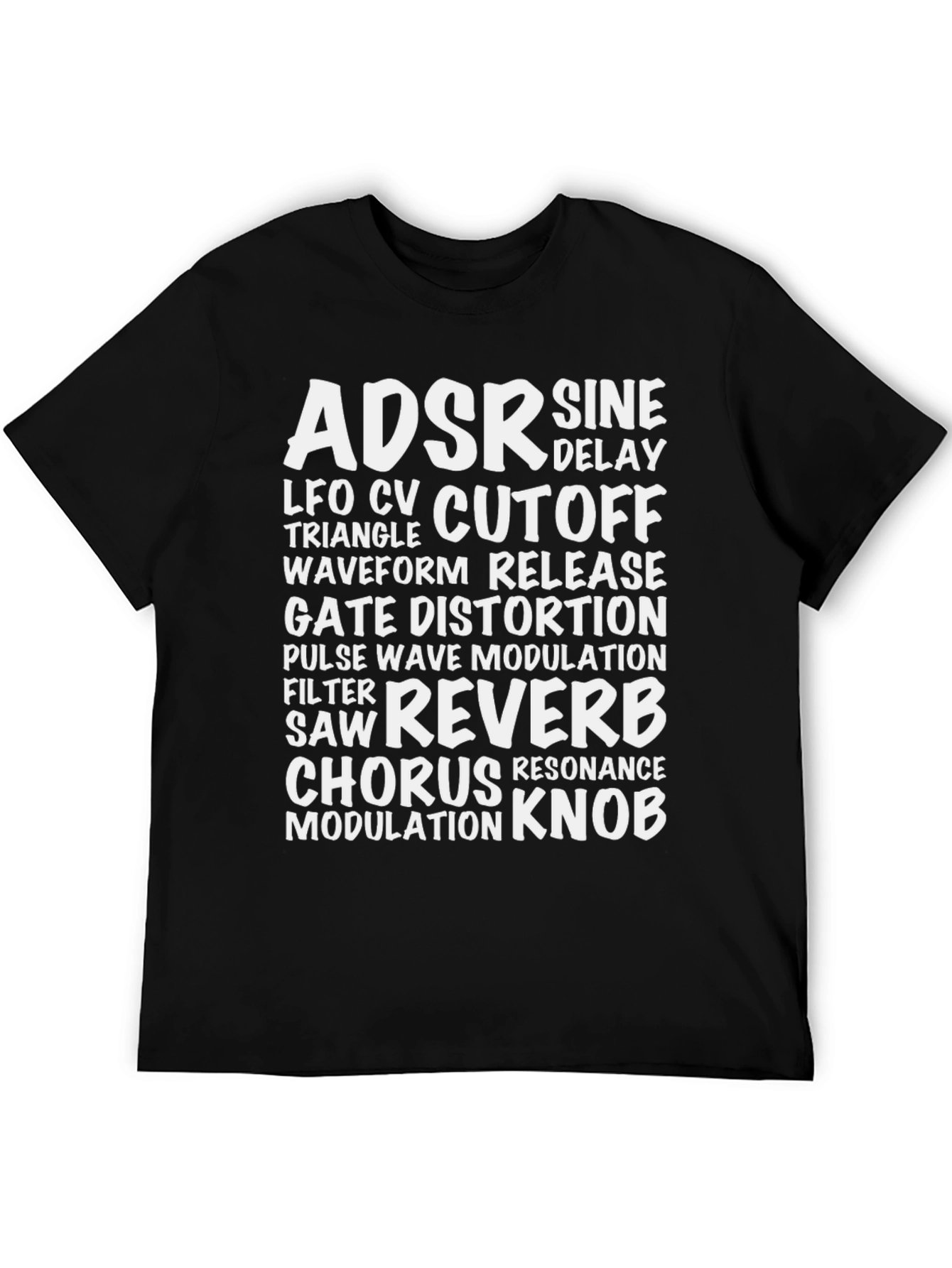 Synthesizer Parameter Black T-Shirt