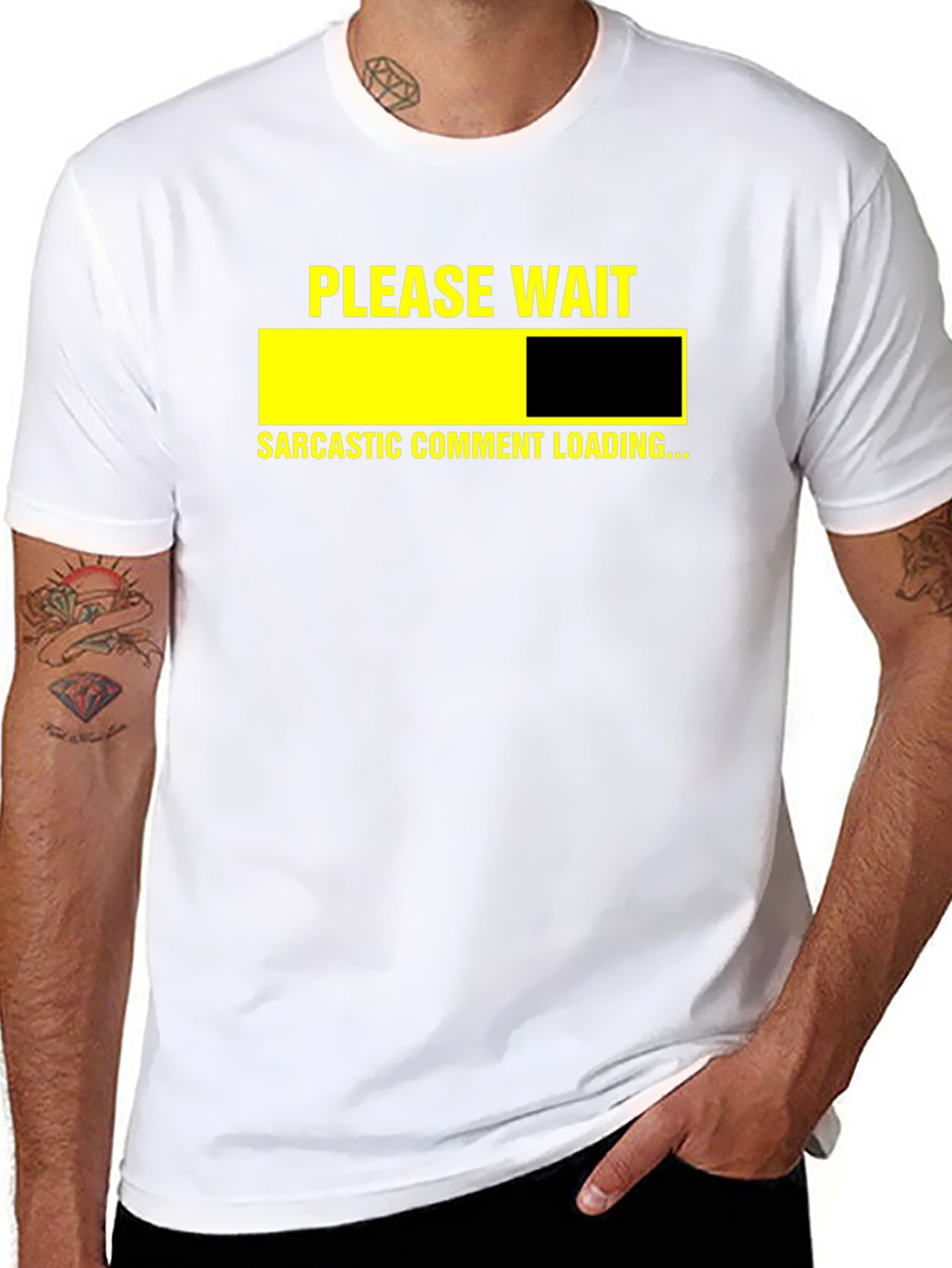 Sarcastic Comment Loading Graphic Tee - Unisex