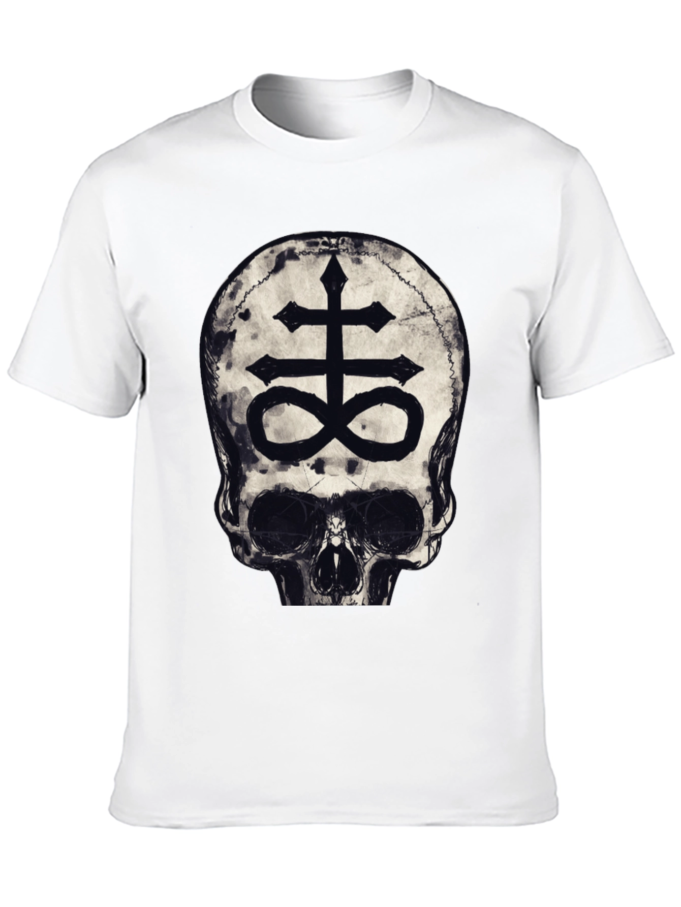 Skull Leviathan Cross Graphic Tee