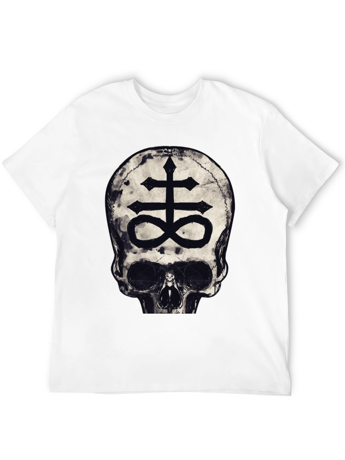Skull Leviathan Cross Graphic Tee