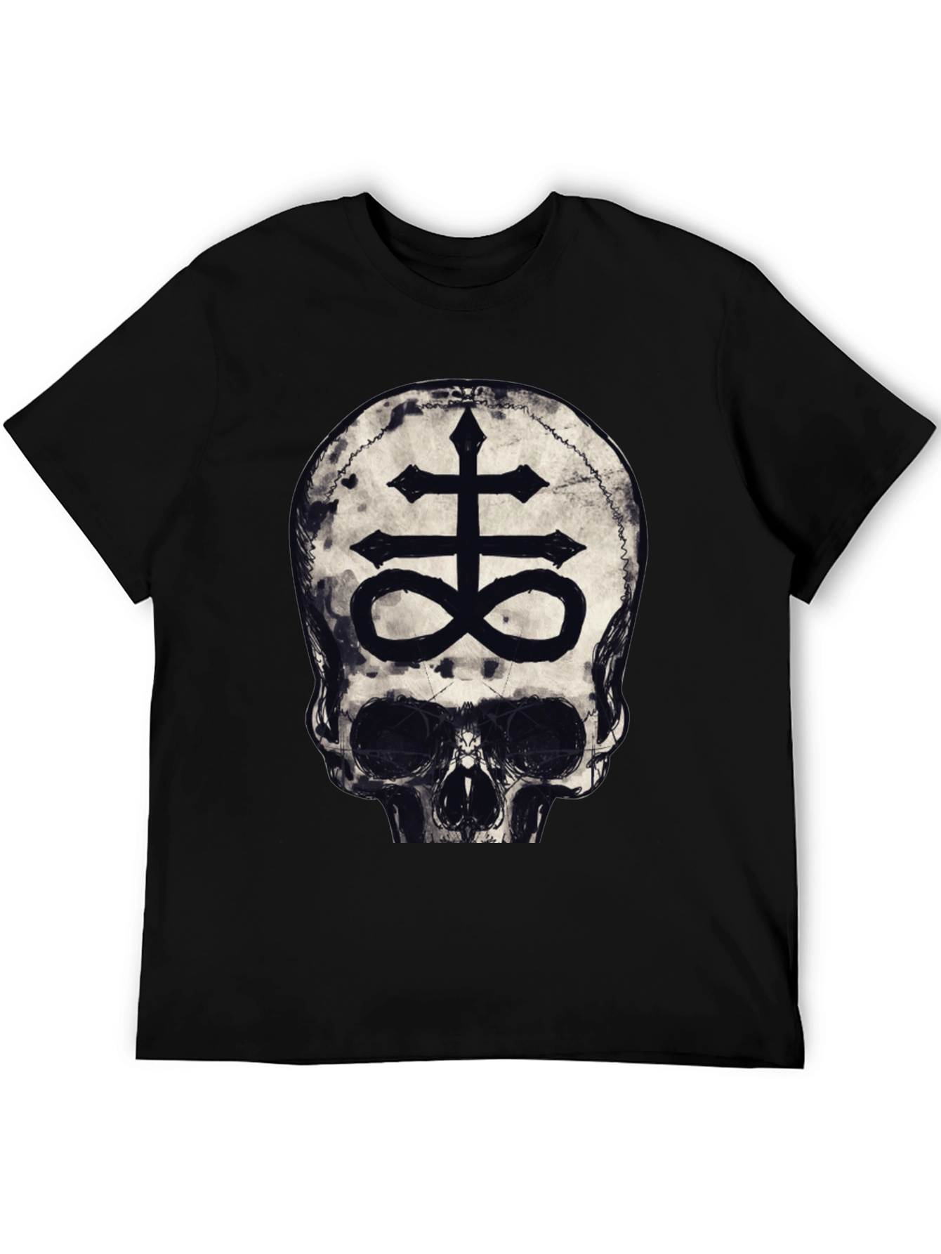 Skull Leviathan Cross Graphic Tee