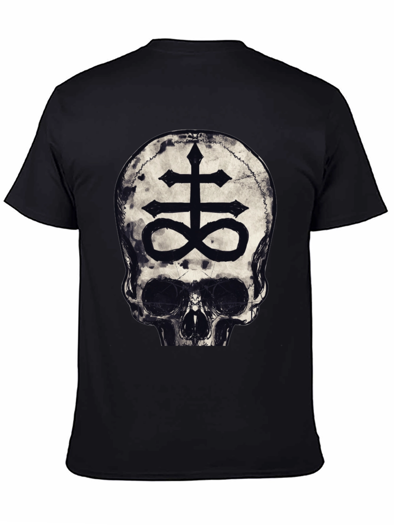 Skull Leviathan Cross Graphic Tee