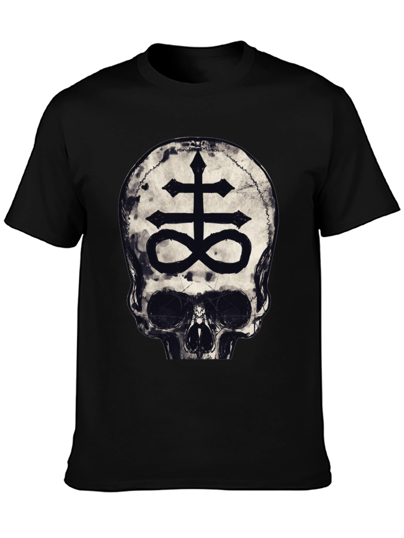 Skull Leviathan Cross Graphic Tee