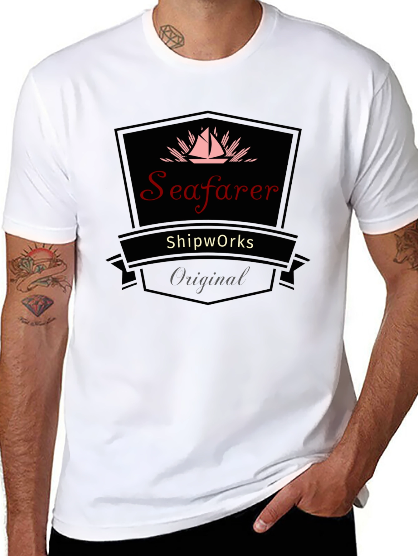 Seafarer Shipworks Original Black T-Shirt