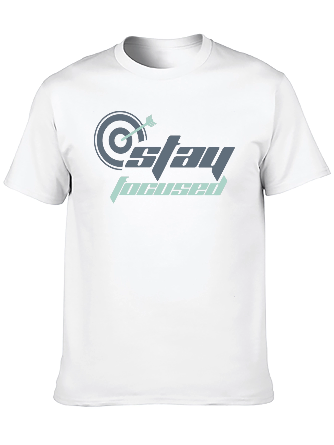 Stay Focused Graphic T-Shirt - Black