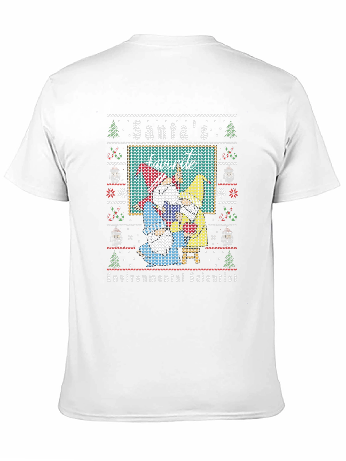 Santas Favorite Environmental Scientist Christmas T-Shirt