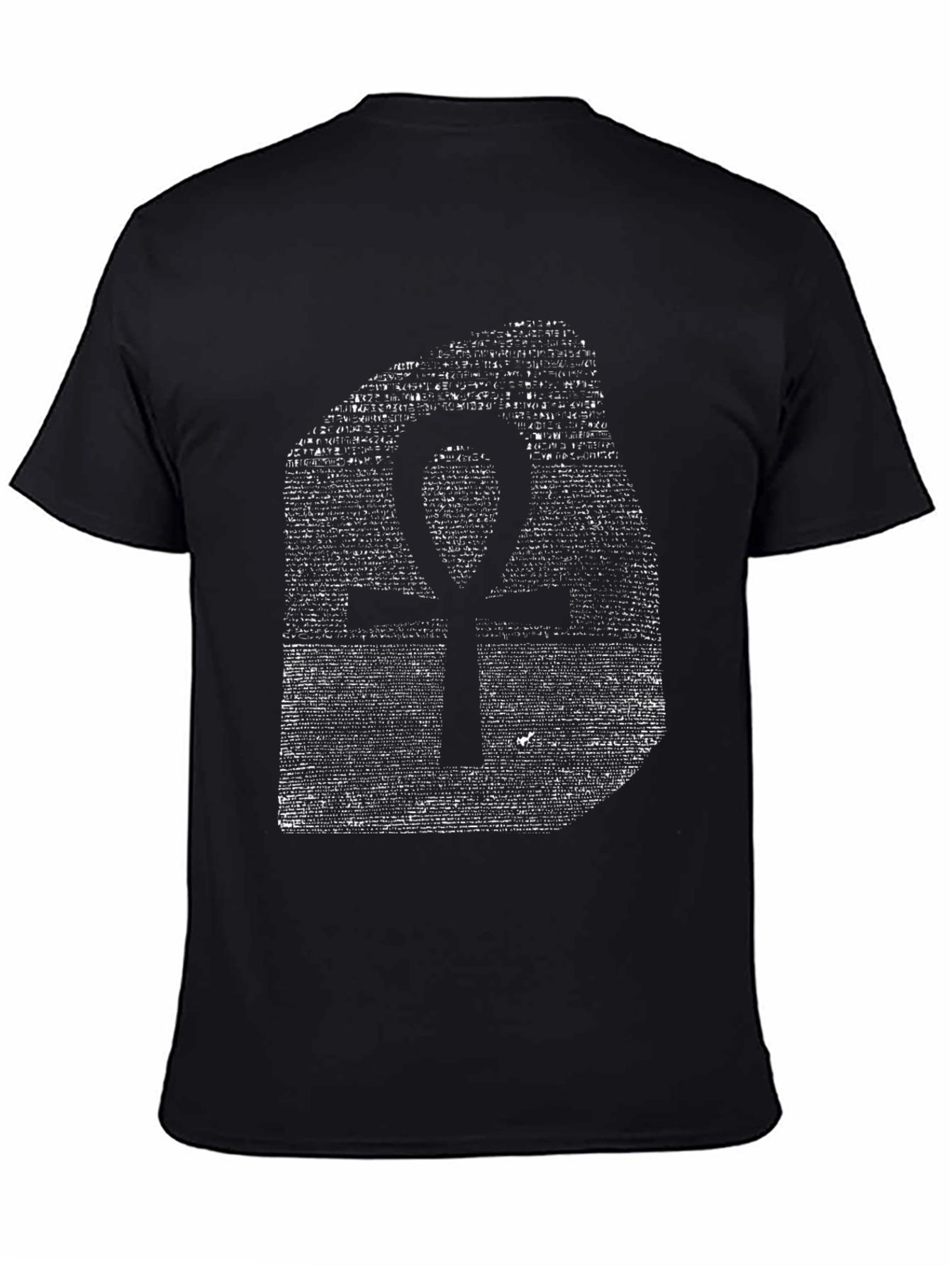 Ankh Life Hieroglyph Black T-Shirt