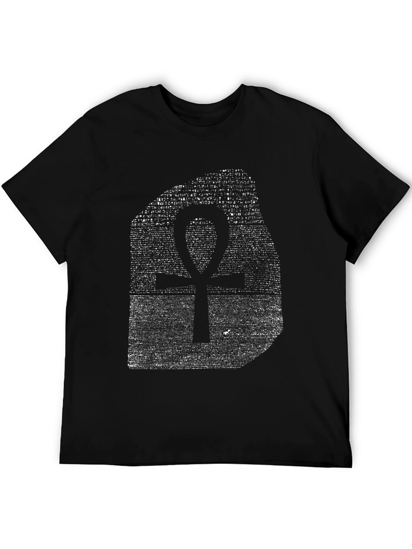 Ankh Life Hieroglyph Black T-Shirt