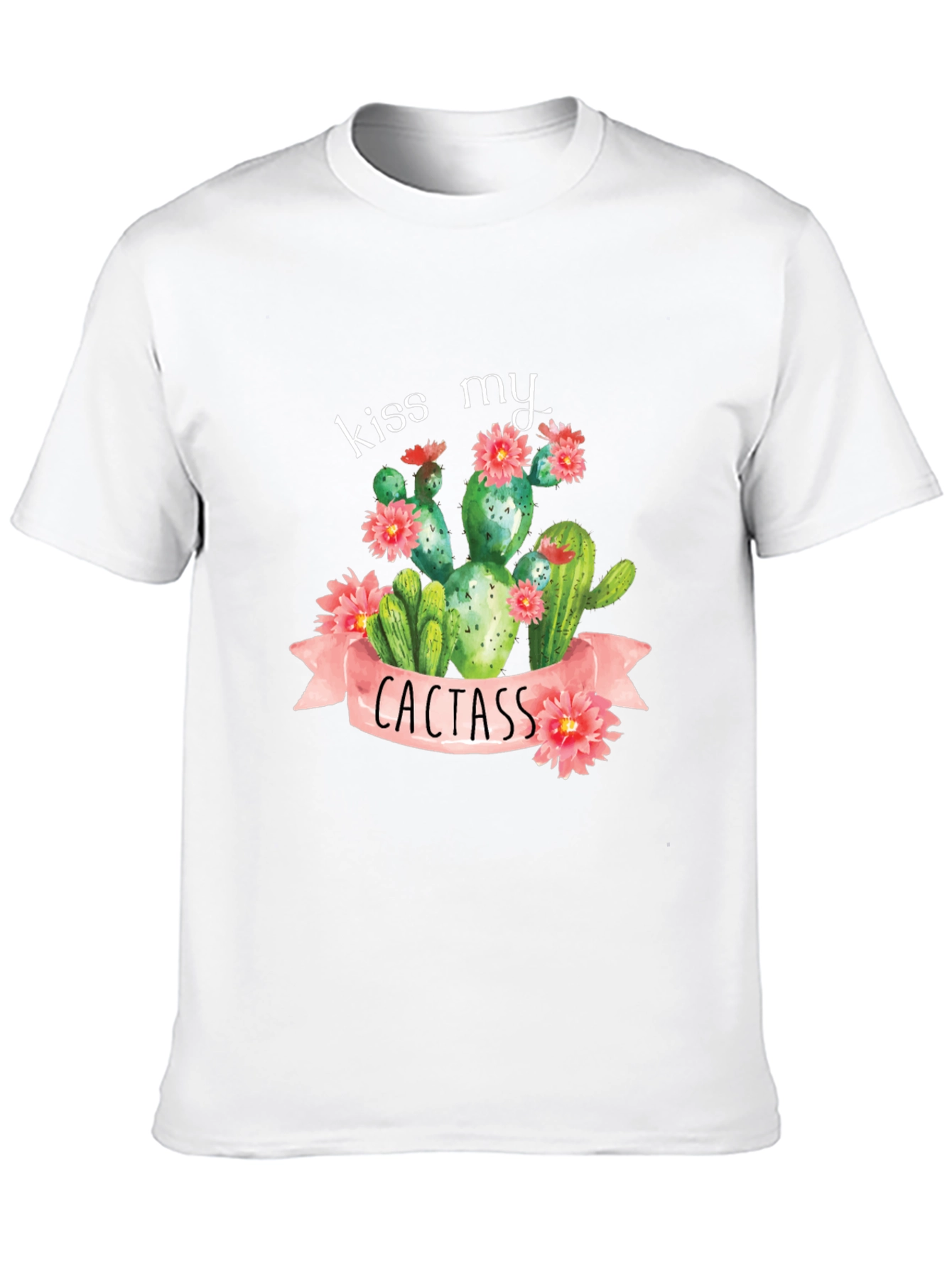 Kiss My Cactass T-Shirt - Funny Cactus Graphic Tee