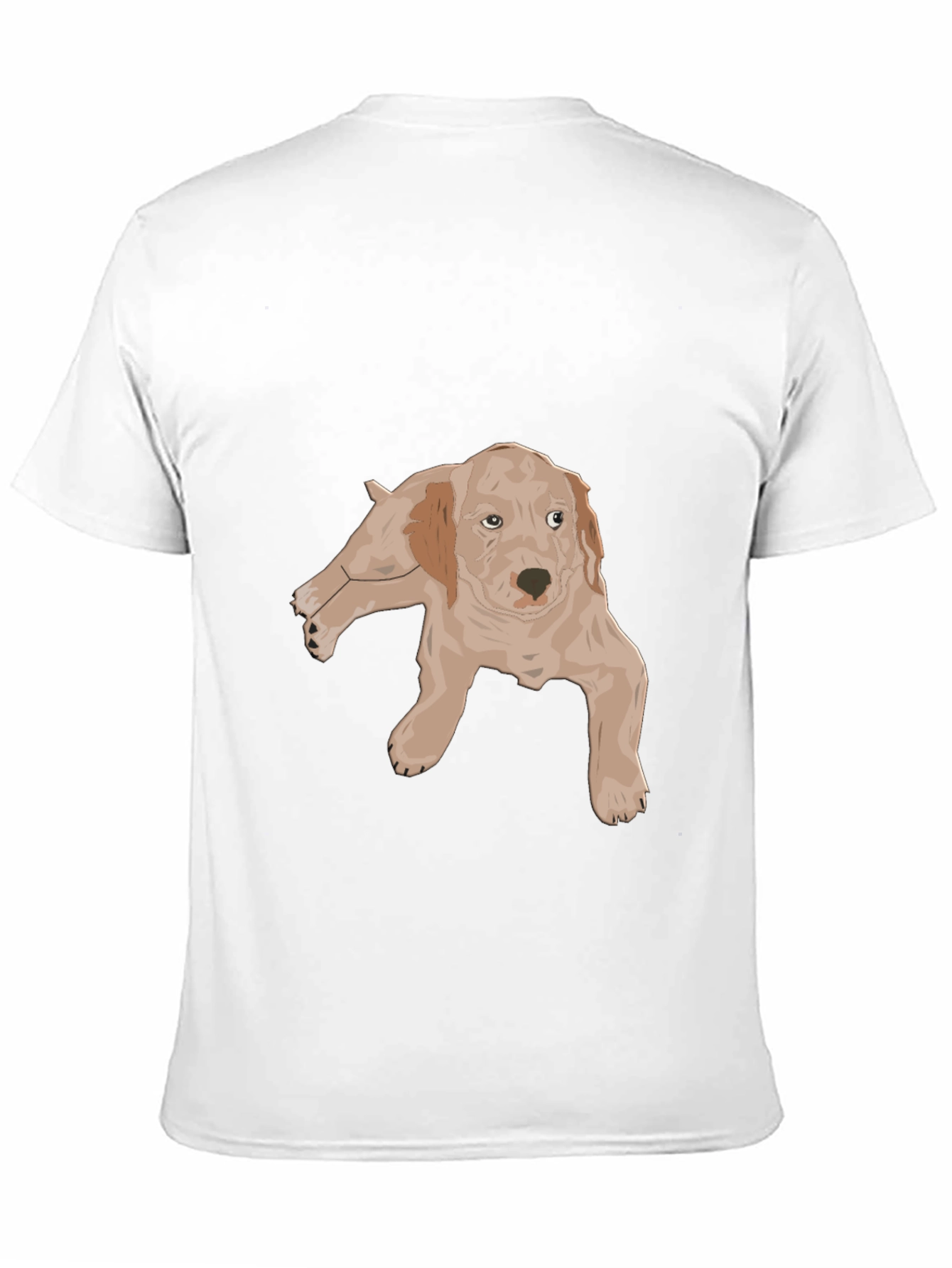 Dog Graphic Black T-Shirt - Unisex Casual Tee