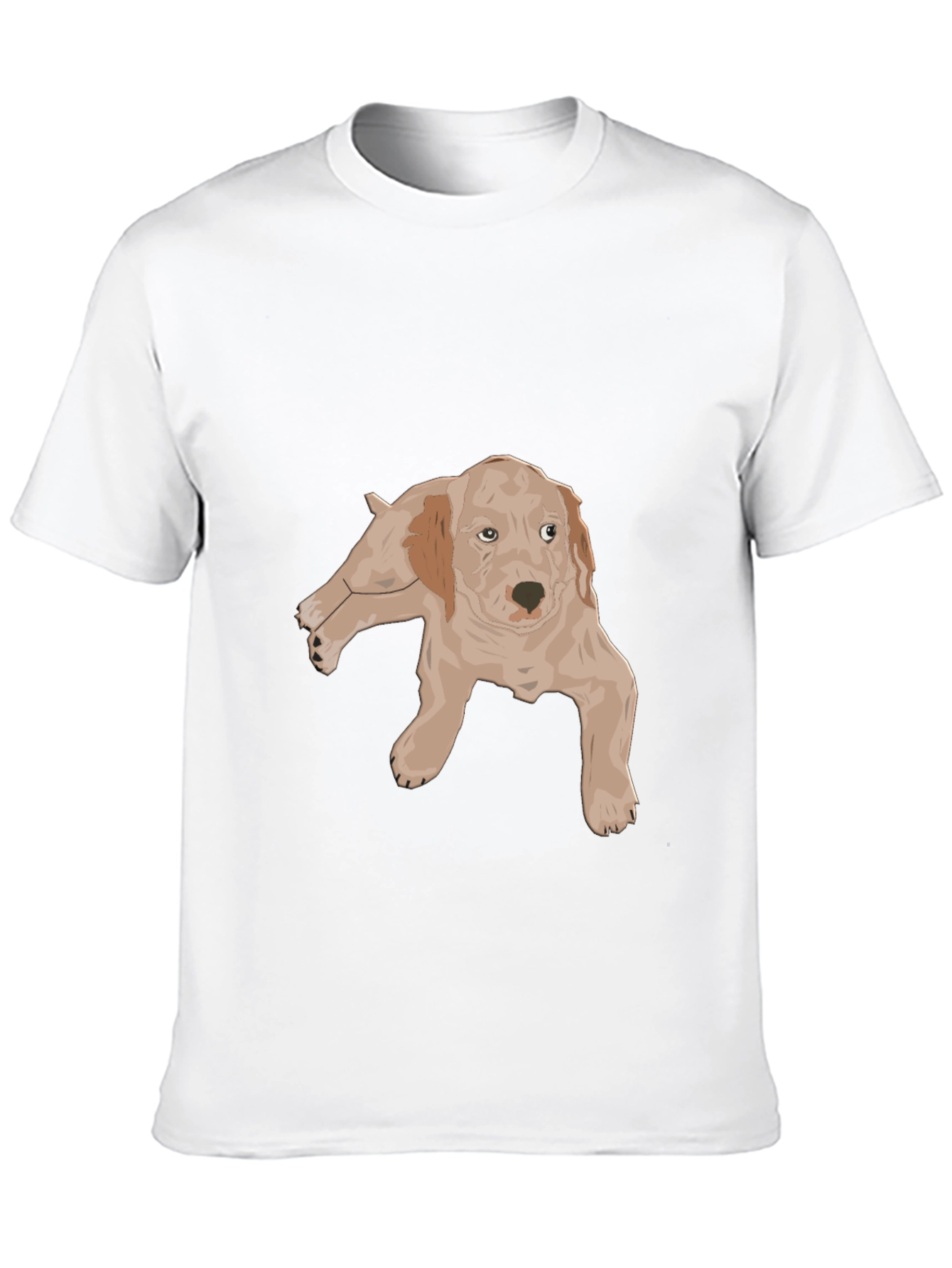 Dog Graphic Black T-Shirt - Unisex Casual Tee