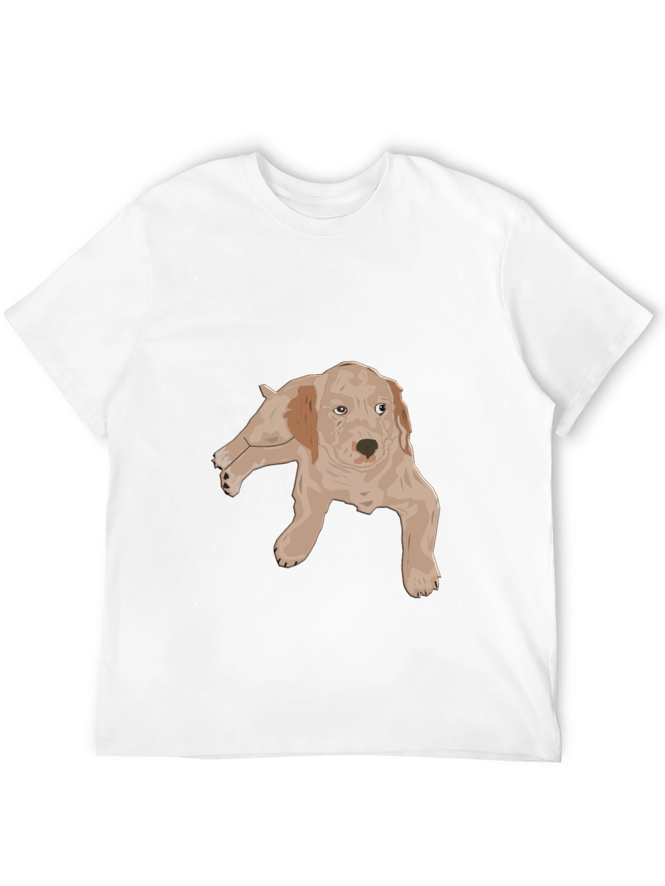 Dog Graphic Black T-Shirt - Unisex Casual Tee