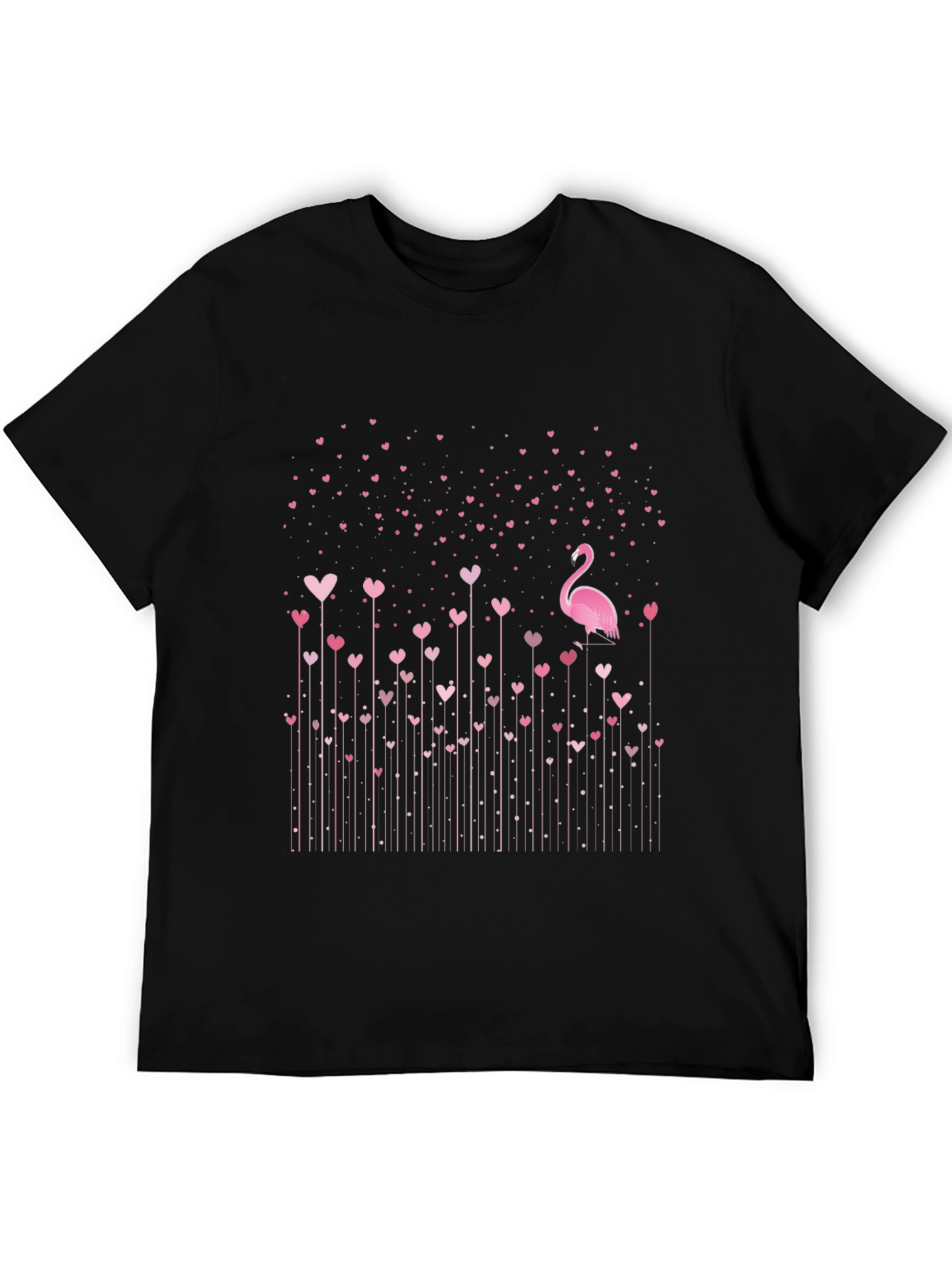 Flamingo Love Heart T-Shirt