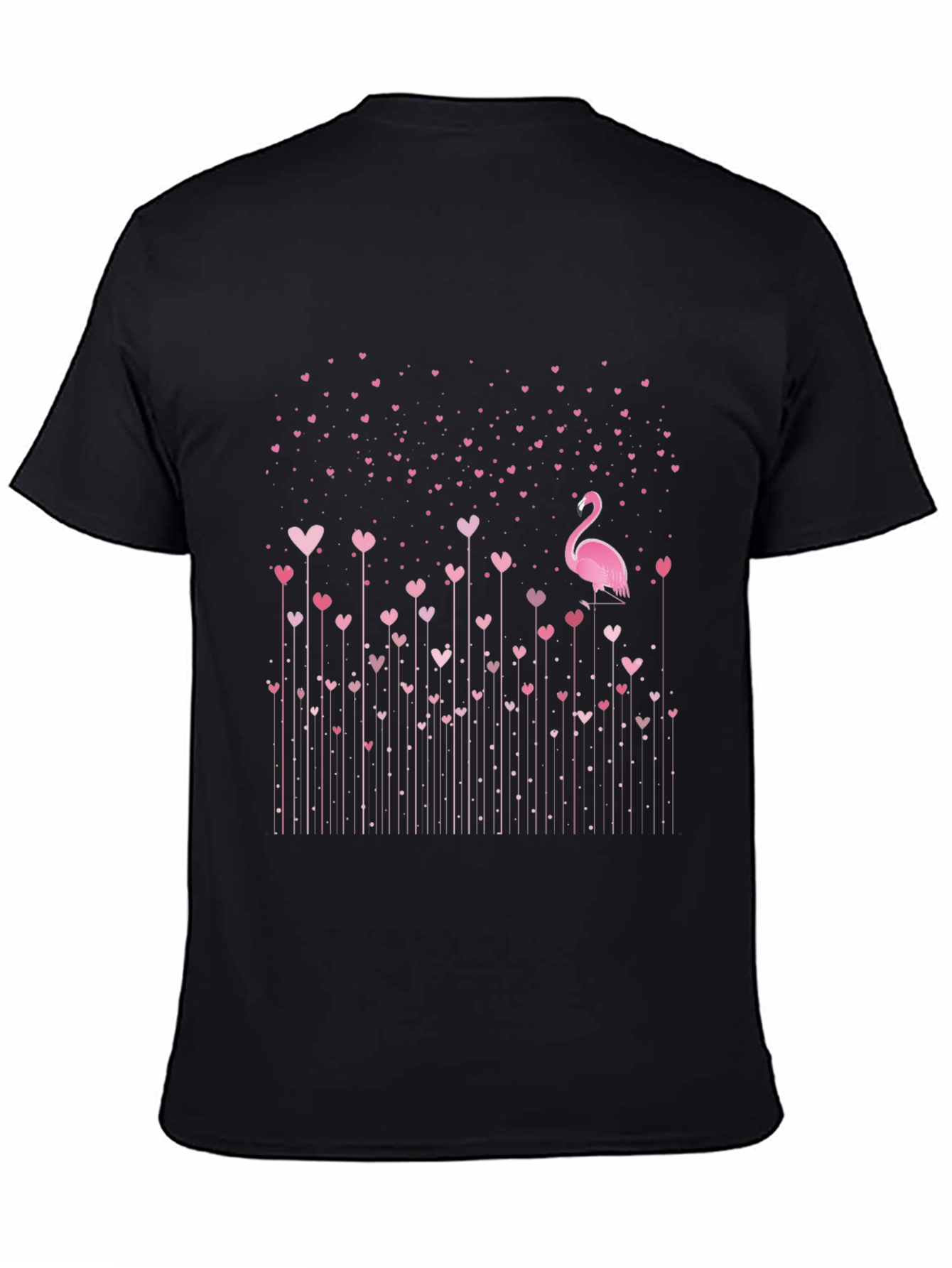 Flamingo Love Heart T-Shirt