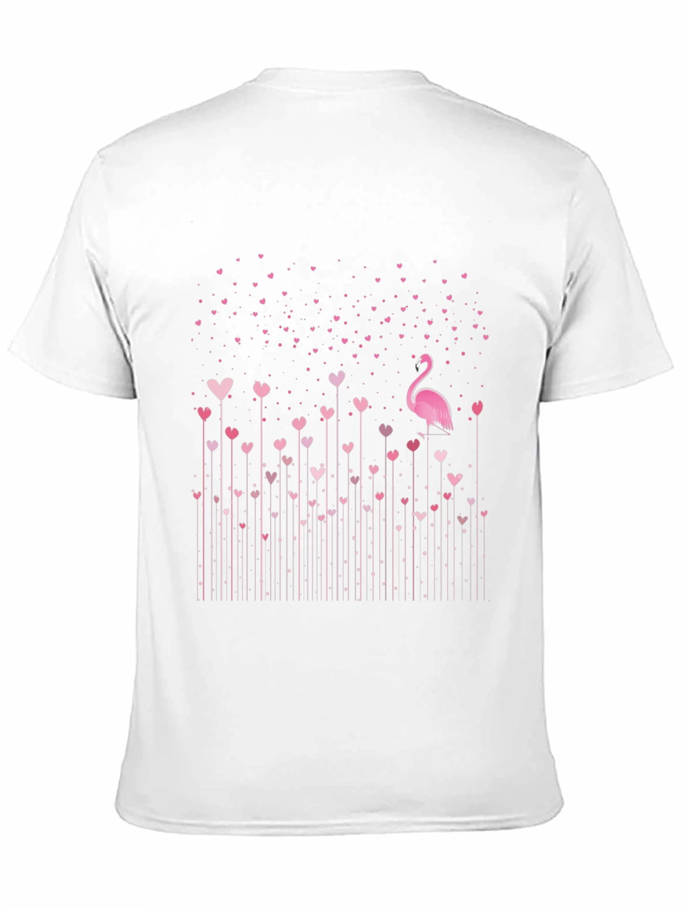 Flamingo Love Heart T-Shirt