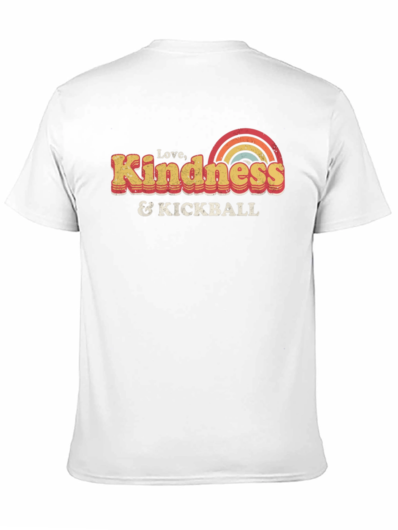 Love Kindness & Kickball Retro Graphic T-Shirt