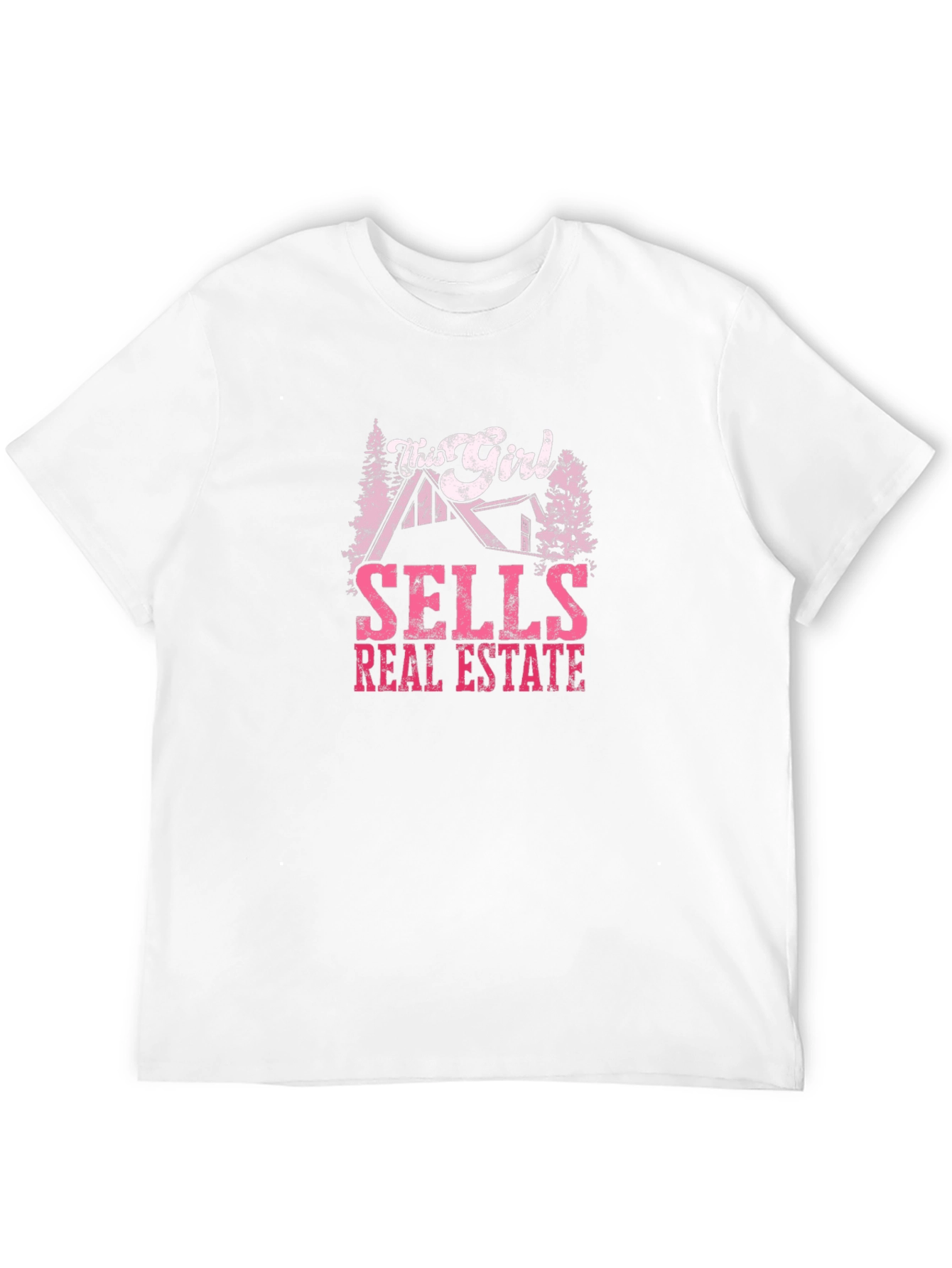 This Girl Sells Real Estate Black T-Shirt
