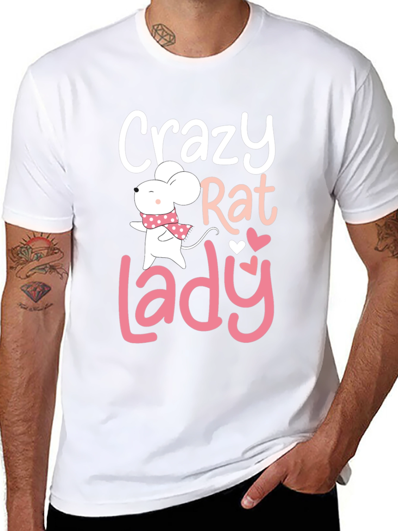 Crazy Rat Lady Graphic T-Shirt