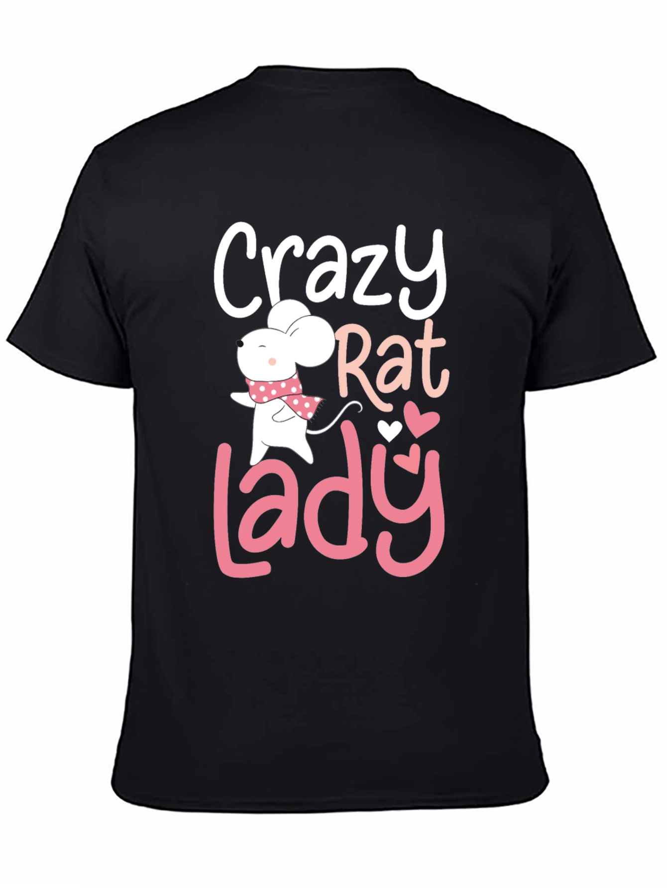 Crazy Rat Lady Graphic T-Shirt