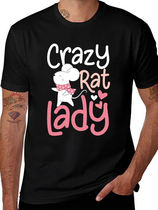 Crazy Rat Lady Graphic T-Shirt