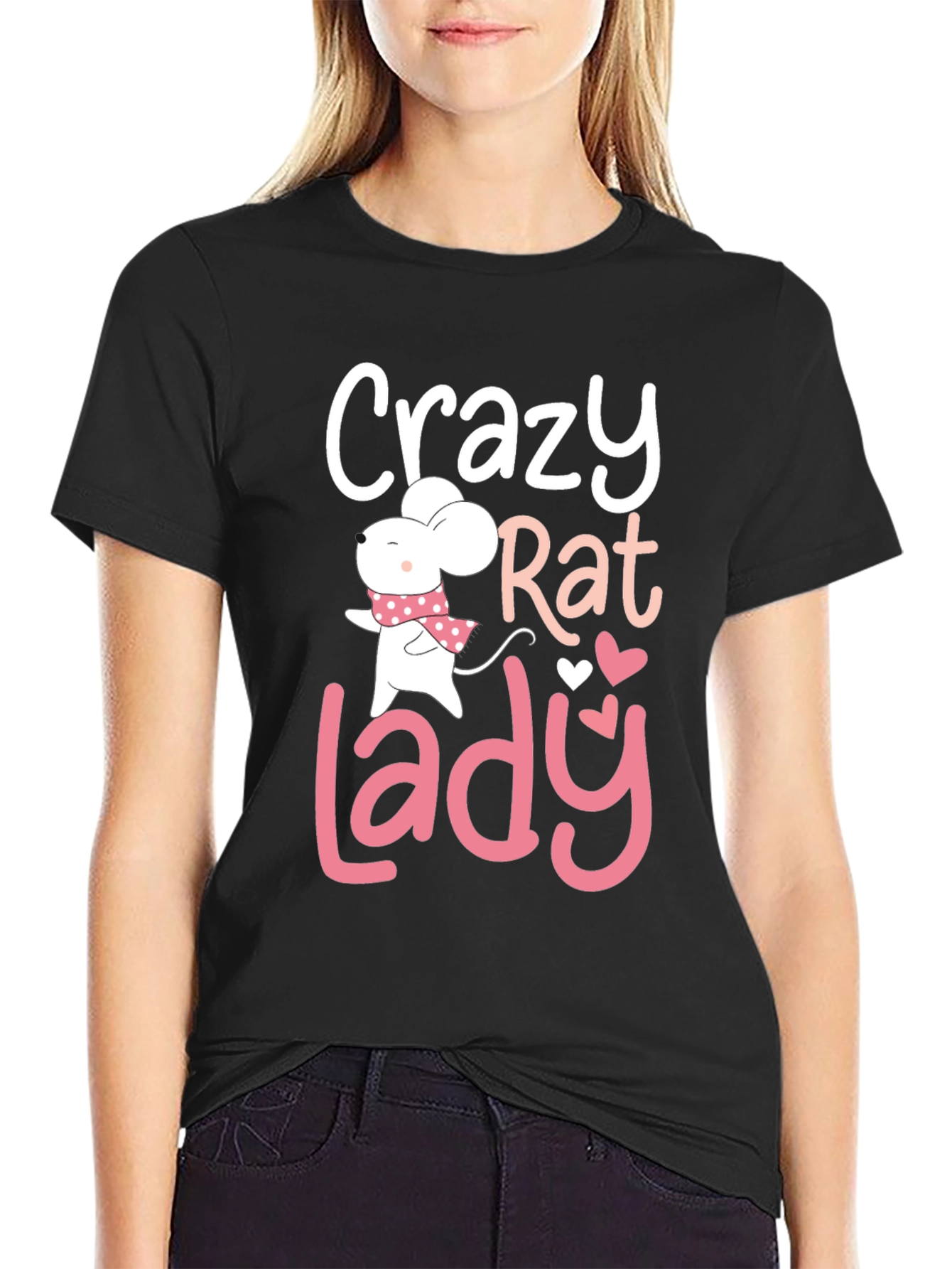 Crazy Rat Lady Graphic T-Shirt