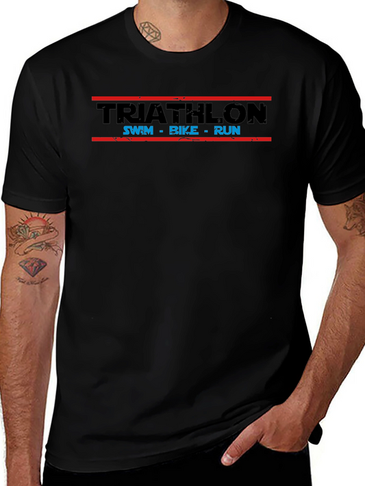 Triathlon Swim Bike Run T-Shirt